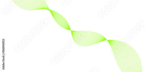 Eco friendly vector illustration of a green toothbrush with a leaf design featuring nature patterns and elegant curves on a spring plant background