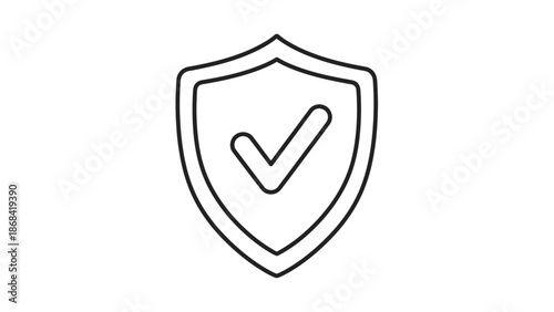 Shield with check mark icon.