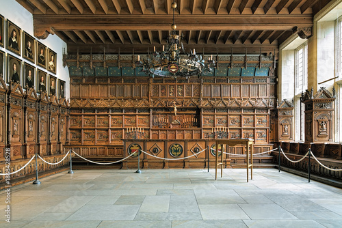 Hall of Peace in Historical City Hall of Munster, Germany