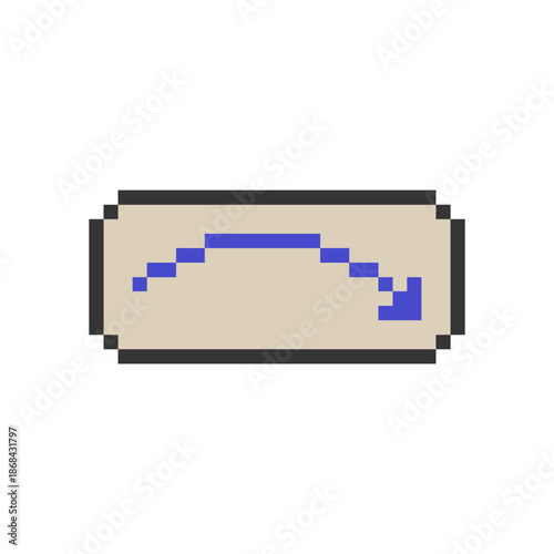 arrow next sign pixel art for your needs