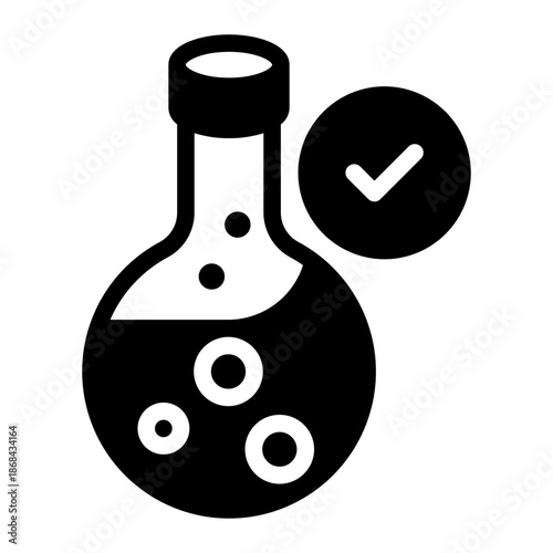 chemical glyph icon