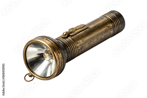 Vintage Brass Flashlight Torch