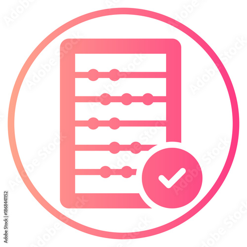 abacus gradient icon