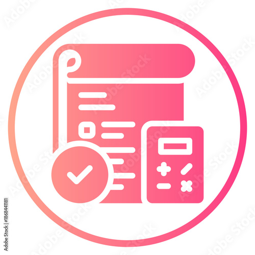 calculating gradient icon