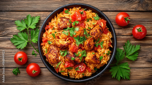 Chicken jambalaya - a Creol...