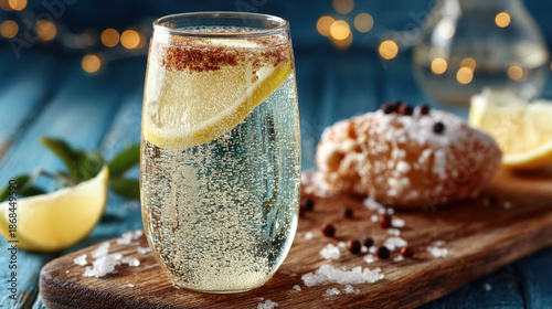 Fizz drink with active bubb...