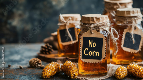 "No Corn" label on a syrup ...