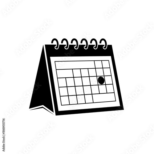 Calendar icon showing a marked date