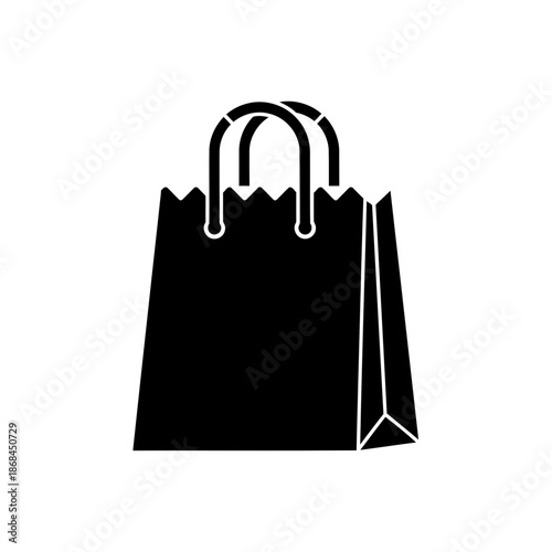 Shopping Bag Icon For Commercial Use