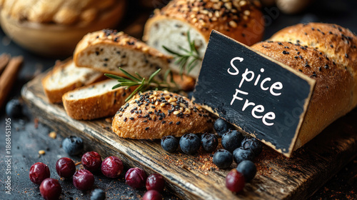 "Spice Free" meal label, di...