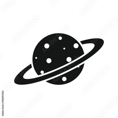 Satellite orbiting earth Vector