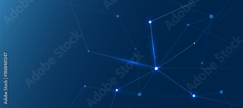 AI Technology Neural Network Futuristic Digital Abstract Background