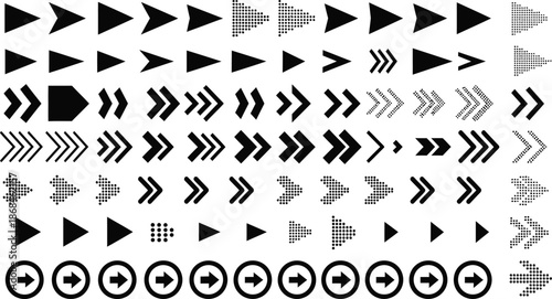 Black Arrows and Pointers Collection