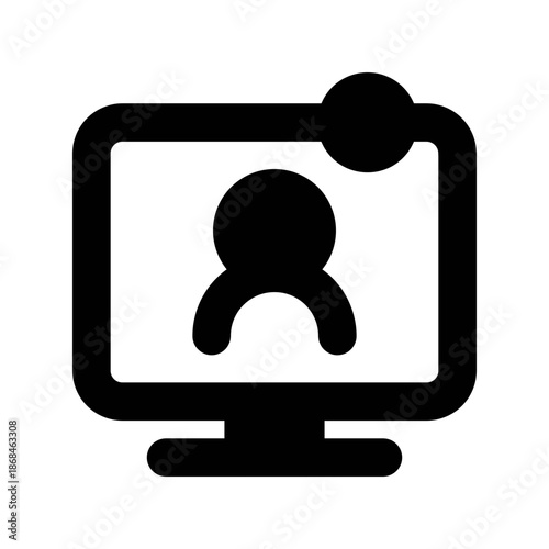 Presentation Icon – Business Slide & Projector UI Vector