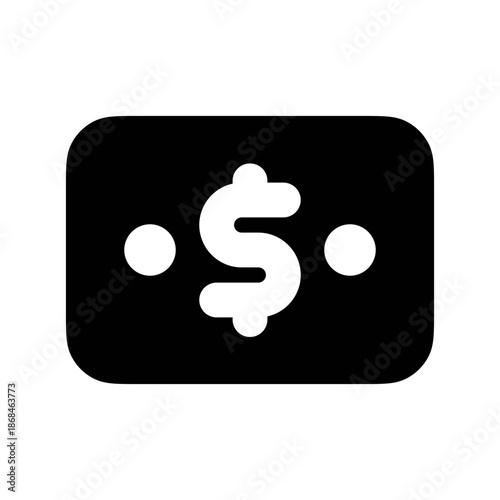 Dollar Note Icon – Currency & Finance UI Vector