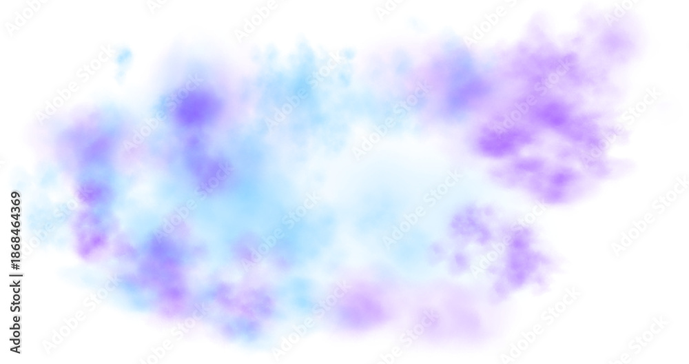Naklejka premium Abstract Blue and purple smoke, haze, vector