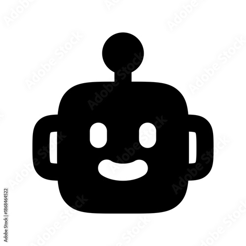 Robot icon vector UI
