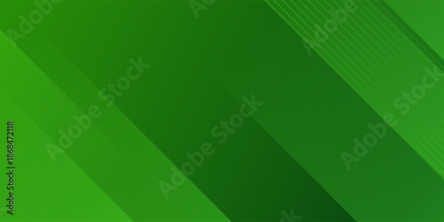 Abstract green sporty background template vector with shiny lines and lights.