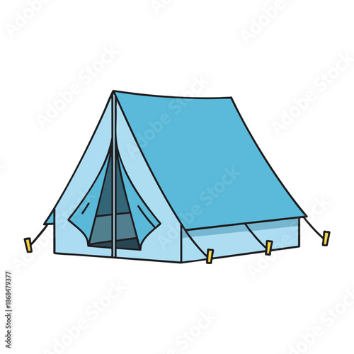 Camping Tent Illustration