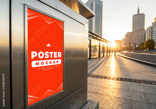 Outdoor Wall Poster Mockup