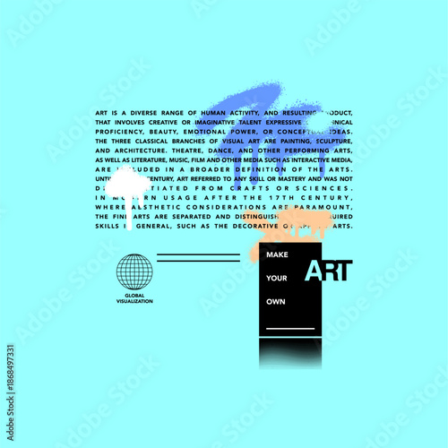 make your own art simple vint...