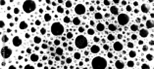 Pixelated bitmap gradient texture. Black and white dither pattern background. Abstract glitchy pattern. 8 bit video game screen wallpaper. Wide raster backdrop. Retro pixel art Illustration