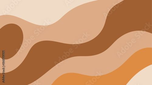 Abstract wavy terrain