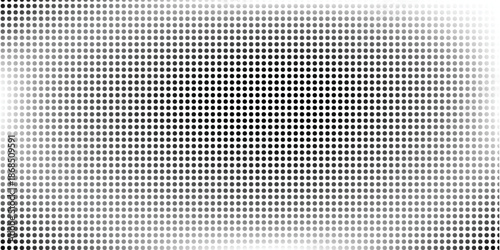Halftone faded gradient texture. Grunge halftone grit background. White and black sand noise wallpaper. Retro pixilated vector backdrop