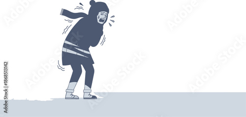 Flat Design Whisk Icon for Kitchenware Branding