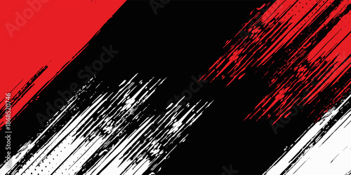 black white and red grunge texture background. eps 10