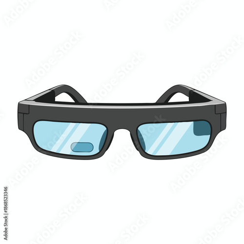 Virtual Reality Glasses Illustration