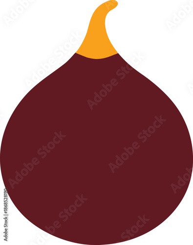 Ripe Dried Fig Half Natural Snack Transparent Background