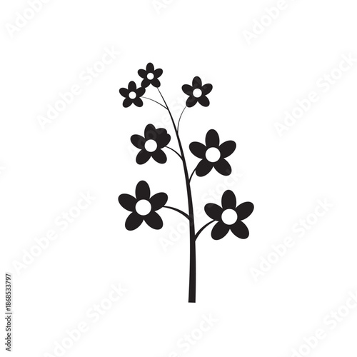 Rape plant icon. Simple illustration of rape plant vector icon for web design isolated on white background