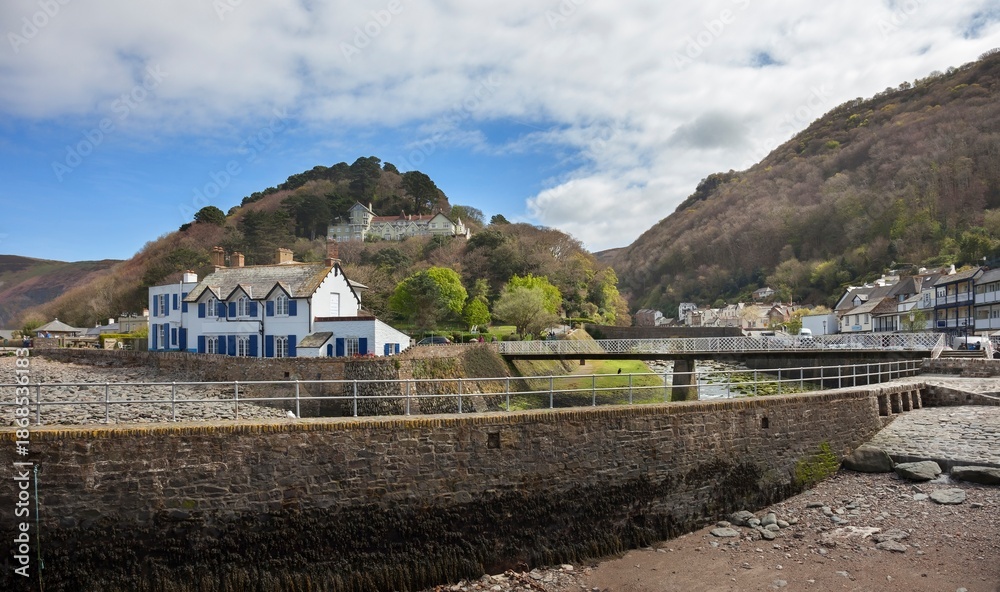 Fototapeta premium Lynmouth Harbour, North Devon, England