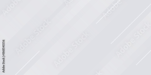 Diagonal grey gradient lines background. Abstract silver stripes wallpaper. Abstract gray tech backdrop. Oblique gris texture for graphic design, poster, banner, flyer, brochure, presentation. Vector