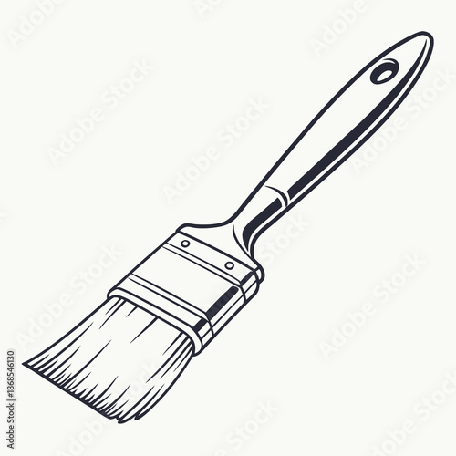 paint brush vector illustration