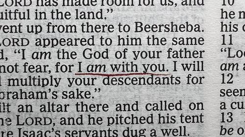 I Am With You in the Holy Bible