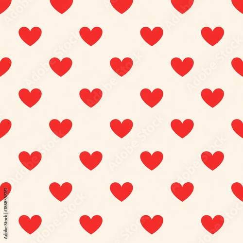 seamless pattern with hearts