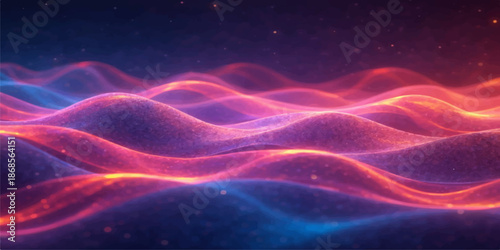 Abstract blue space background featuring a deep purple nebula and glowing stars within a cosmic galaxy fantasy illustration