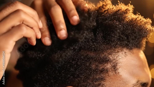 Textured Hair Care: Grooming and Styling Close-Up