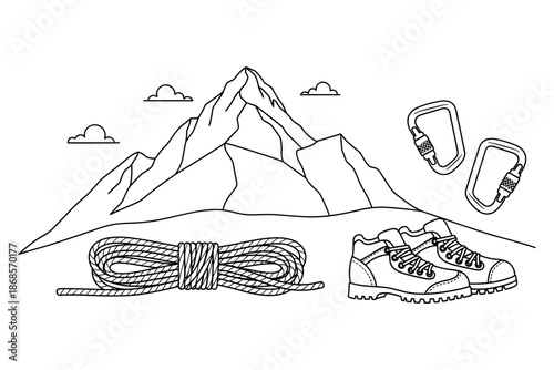 Outdoor adventures: minimalist mountain gear and hiking essentials