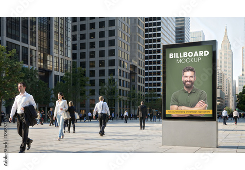 Street Billboard Mockup