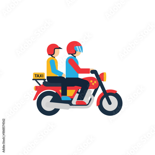 Vector illustration of a disabled person sign and wheelchair icon alongside a silhouette of a person riding a bicycle for sport