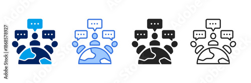 Social  Icon Set Different Style Collection. 