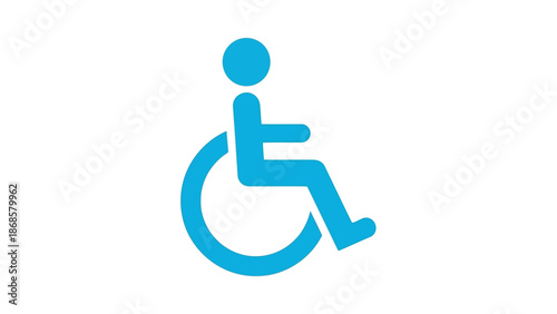 Accessible mobility symbol for inclusive environments