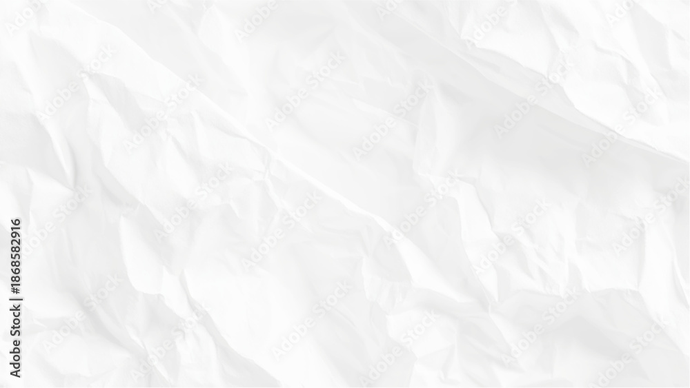 Naklejka premium A textured white background showing crumpled and folded paper effect