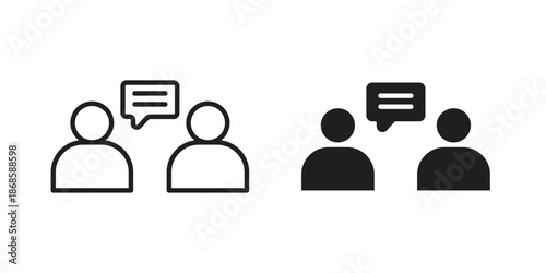 Communication icons for website design and development, app development. EPS10