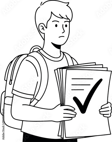 Blue vector file icon