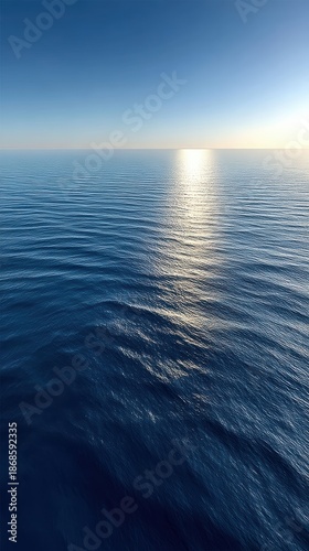 Vast body of water expansive aquatic expanse reflecting sky and surrounding scenery serene natural landscape