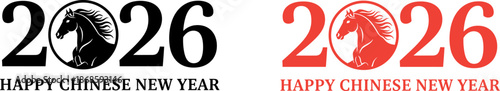 Celebrate Chinese New Year 2026 with modern horse zodiac designs
